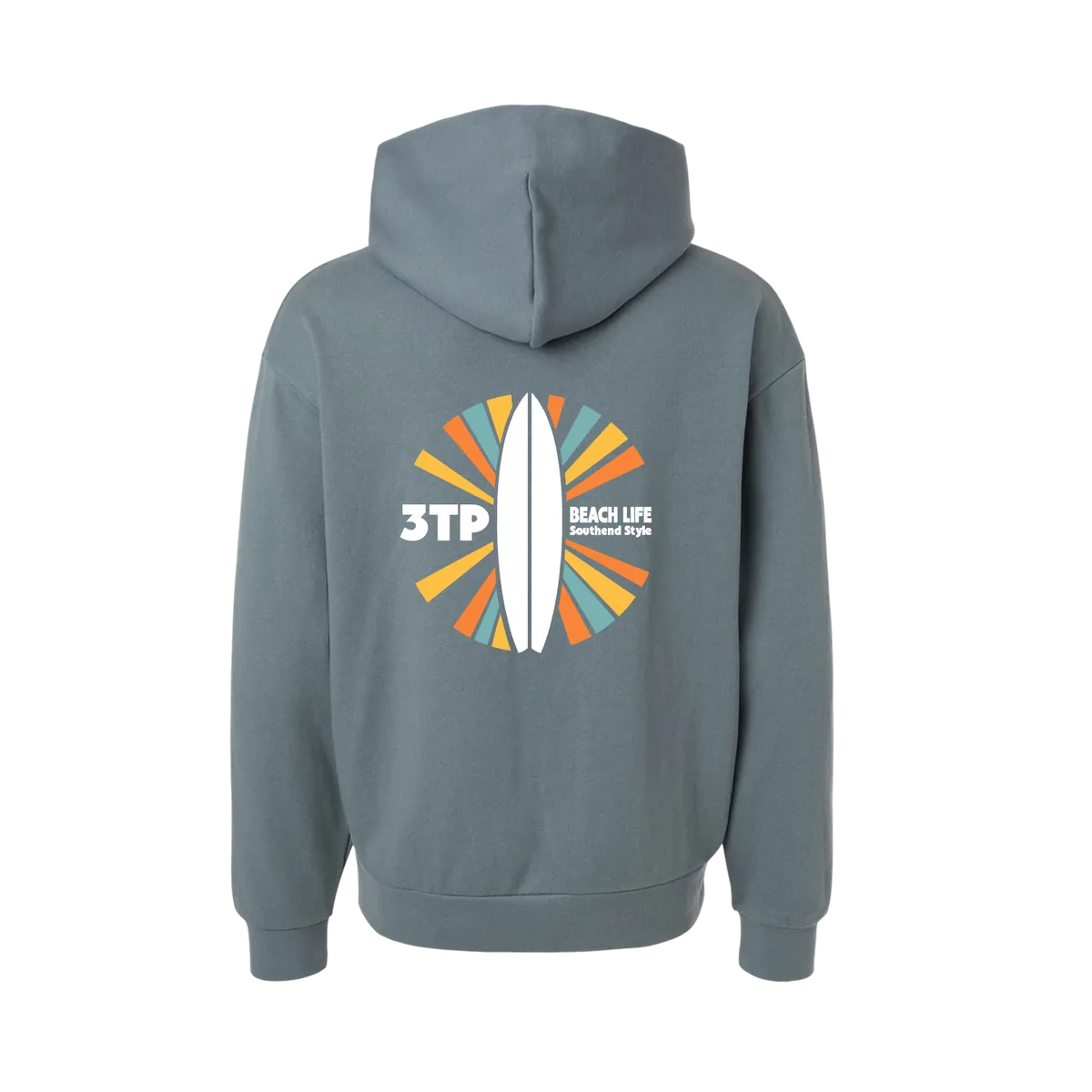 Three Tree Point Beachlife Pullover Hoody — Blue Magic, back