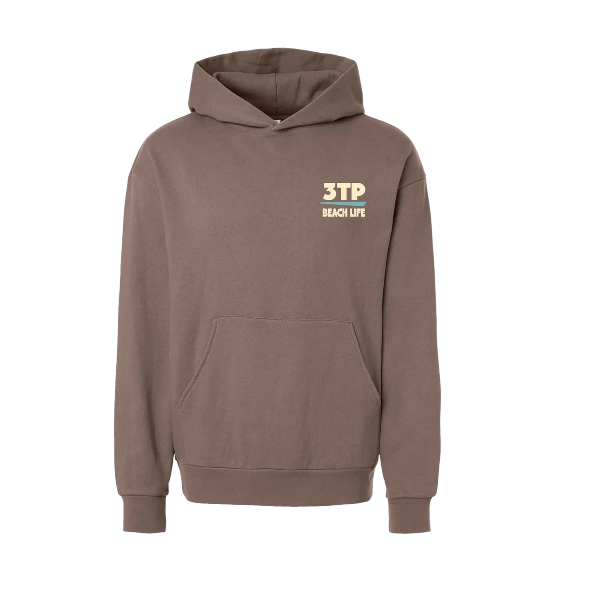 Three Tree Point Beachlife Pullover Hoody — Clay, front