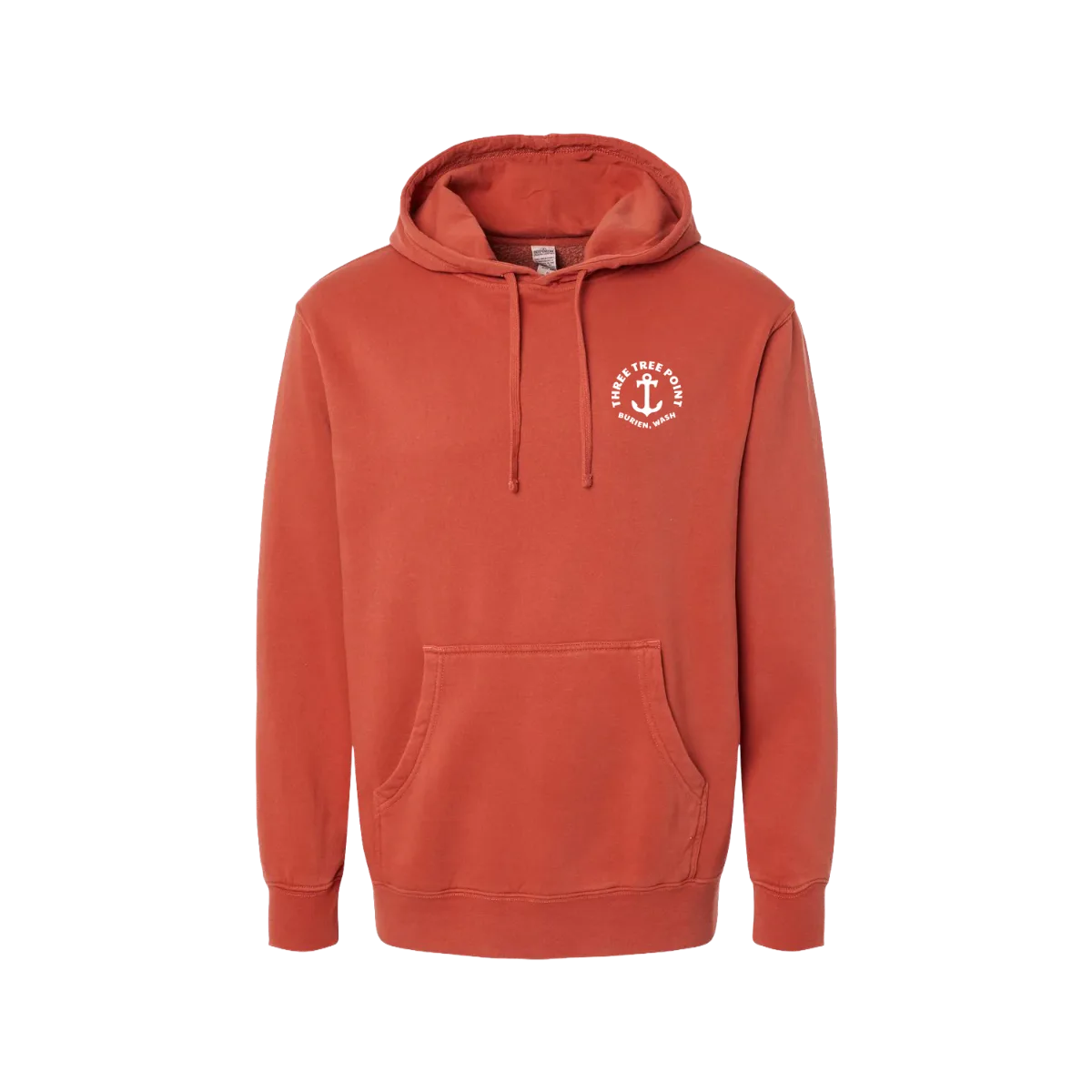 Three Tree Point Anchor Pullover Hoody — Pigment Amber, front