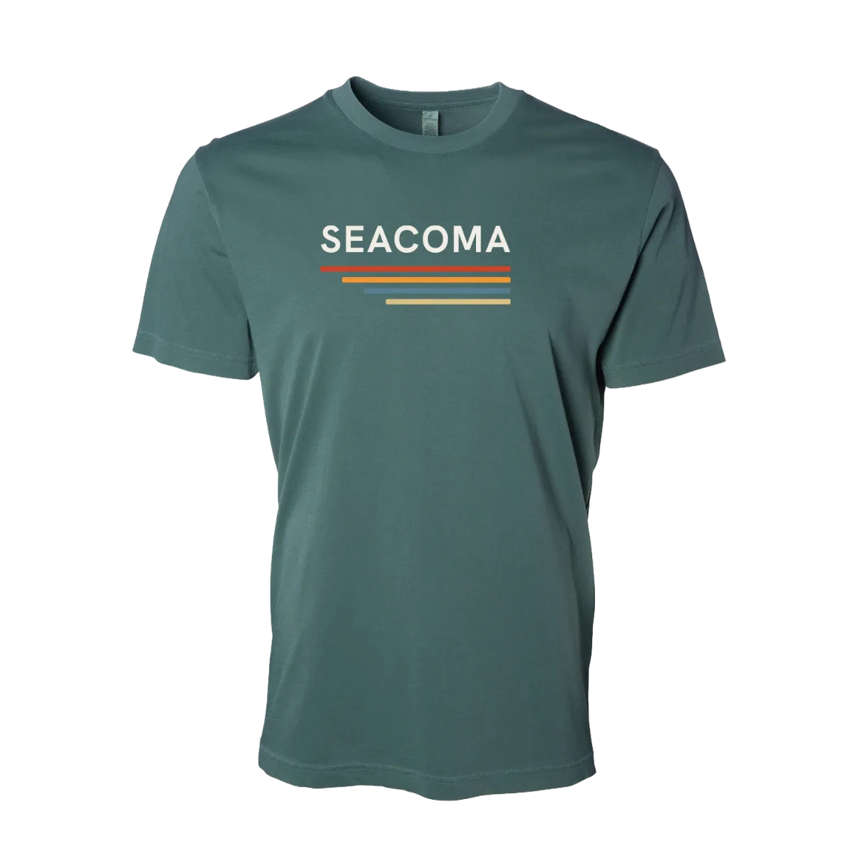 Seacoma Short Sleeve Tee — Pigment Alpine Green, front