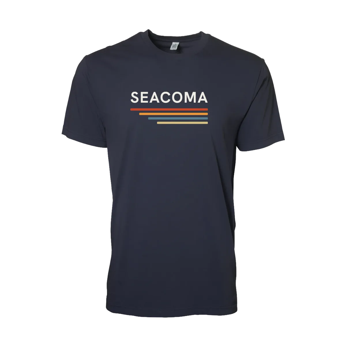 Seacoma Short Sleeve Tee — Classic Navy, front